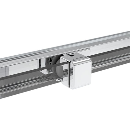 Kvadratisk Brusekabine Maza 70 cm Krom/Transparent
