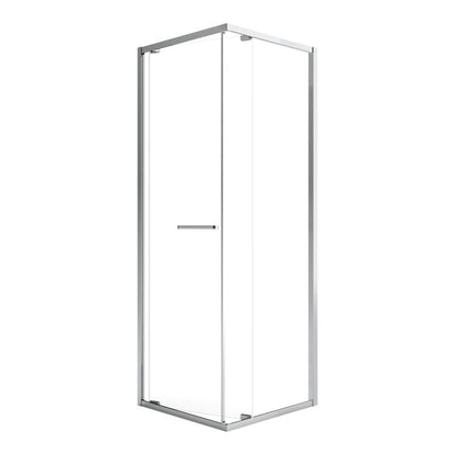 Kvadratisk Brusekabine 70 cm Krom Gennemsigtigt Glas