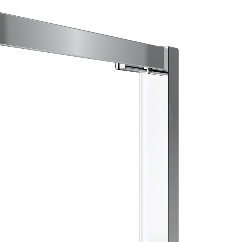 Kvadratisk Brusekabine 70 cm Krom Gennemsigtigt Glas