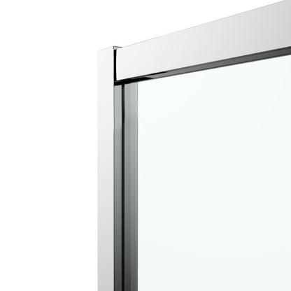 Halvcirkelformet Brusekabine Ledava 80x80x195 cm Krom