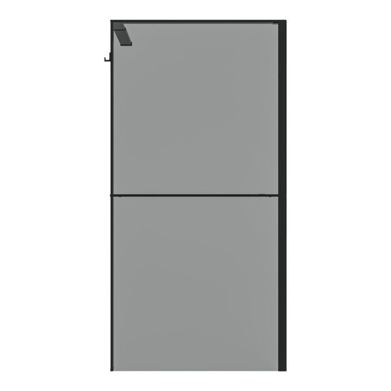 Walk-in Brusevæg Evanna 120 cm Grafit/Transparent | 5063022658555