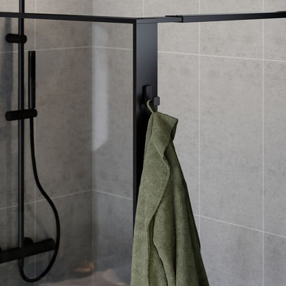 Walk-in Brusevæg Evanna 120 cm Grafit/Transparent | 5063022658555