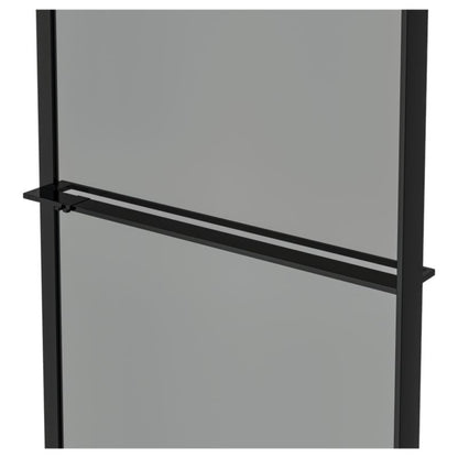Walk-in Brusevæg Evanna 120 cm Grafit/Transparent | 5063022658555