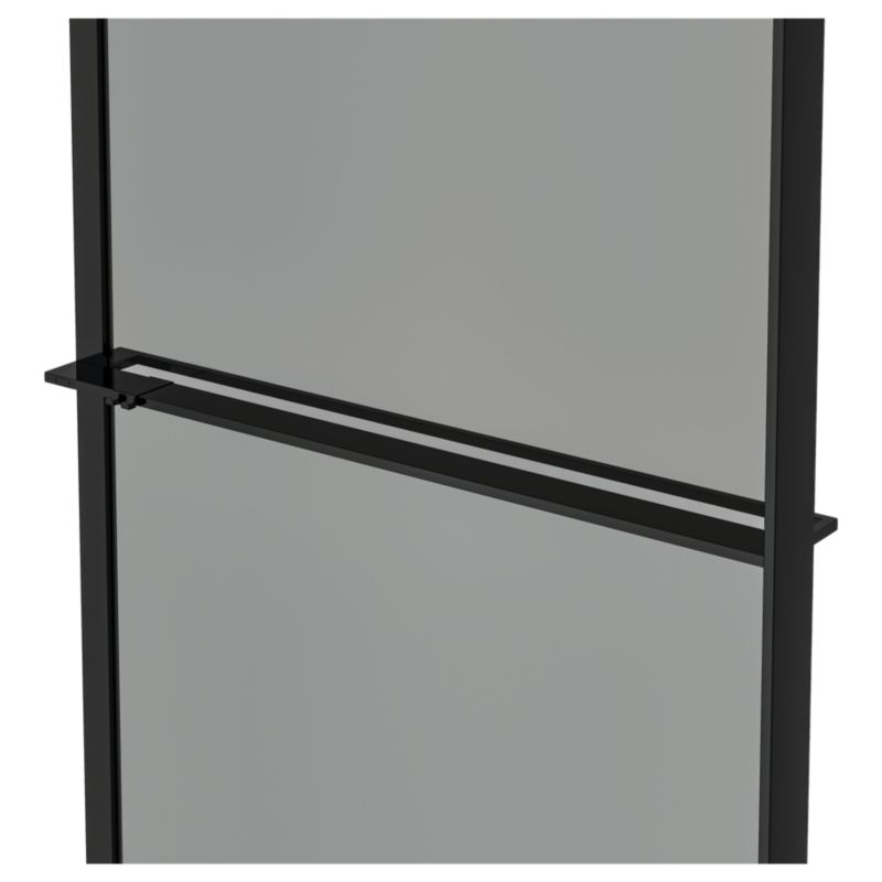 Walk-in Brusevæg Evanna 120 cm Grafit/Transparent | 5063022658555