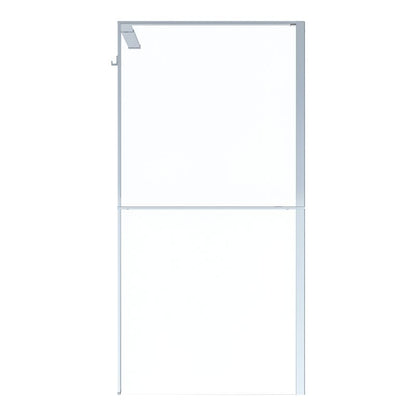 Walk-in Brusevæg Evanna 100 cm Krom/Transparent