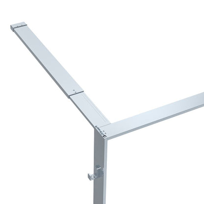 Walk-in Brusevæg Evanna 100 cm Krom/Transparent