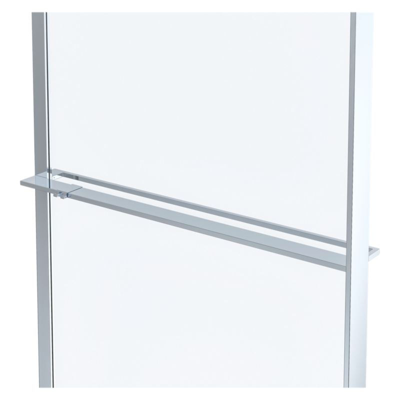 Walk-in Brusevæg Evanna 100 cm Krom/Transparent