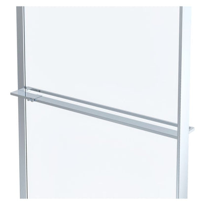 Walk-in Brusevæg Evanna 100 cm Krom/Transparent