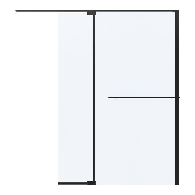 Walk-in Brusevæg Evanna 120 cm Sort