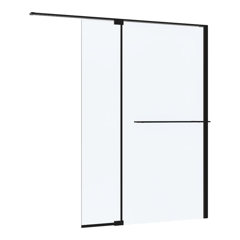 Walk-in Brusevæg Evanna 120 cm Sort