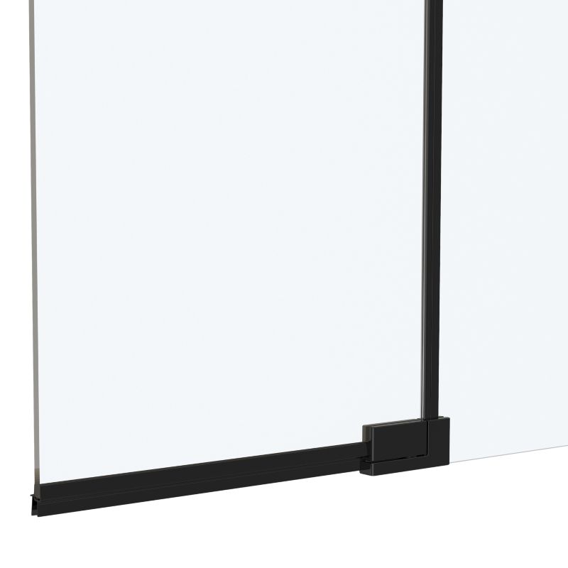 Walk-in Brusevæg Evanna 120 cm Sort
