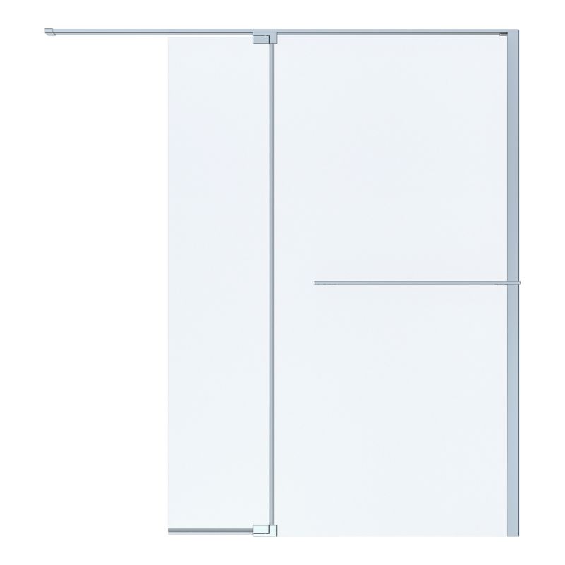 Walk-in Brusevæg Evanna 120 cm Krom/Transparent