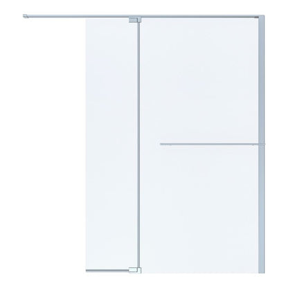 Walk-in Brusevæg Evanna 120 cm Krom/Transparent