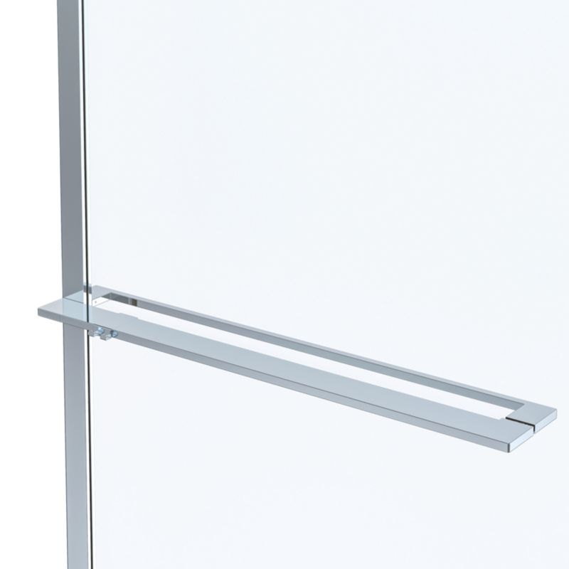 Walk-in Brusevæg Evanna 120 cm Krom/Transparent