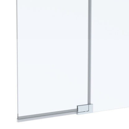 Walk-in Brusevæg Evanna 120 cm Krom/Transparent