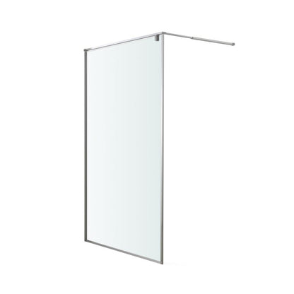 Walk-in Brusevæg Ezili 100 cm Krom/Transparent