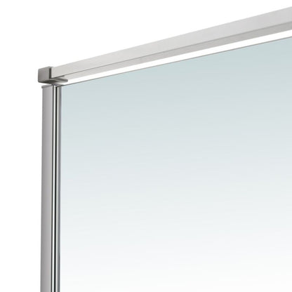 Walk-in Brusevæg Ezili 100 cm Krom/Transparent