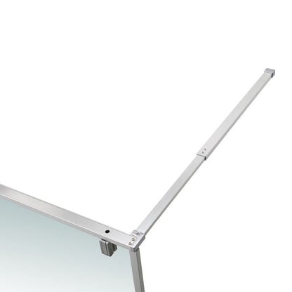 Walk-in Brusevæg Ezili 100 cm Krom/Transparent