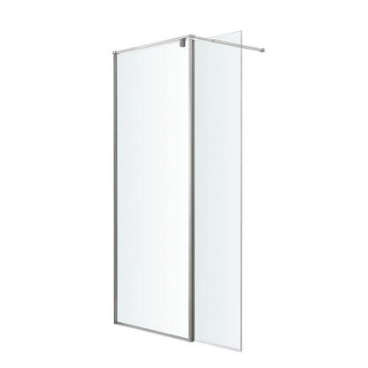 Walk-in Brusevæg Ezili 119x195 cm Krom/Transparent | 5059340077659
