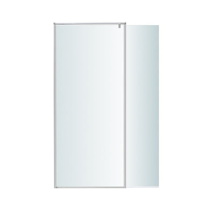 Walk-in Brusevæg Ezili 119x195 cm Krom/Transparent | 5059340077659