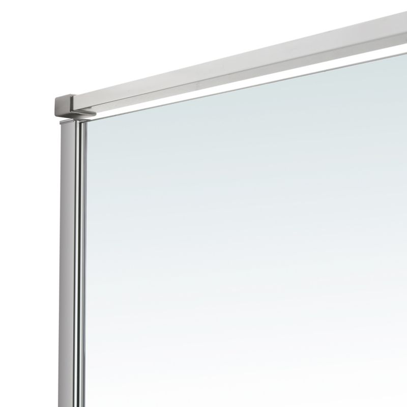 Walk-in Brusevæg Ezili 119x195 cm Krom/Transparent | 5059340077659