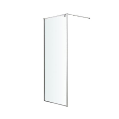 Walk-in Brusekabine 90 cm Sølv Gennemsigtig | 5059340150123