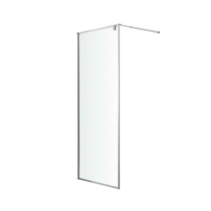 Walk-in Brusekabine 90 cm Sølv Gennemsigtig | 5059340150123