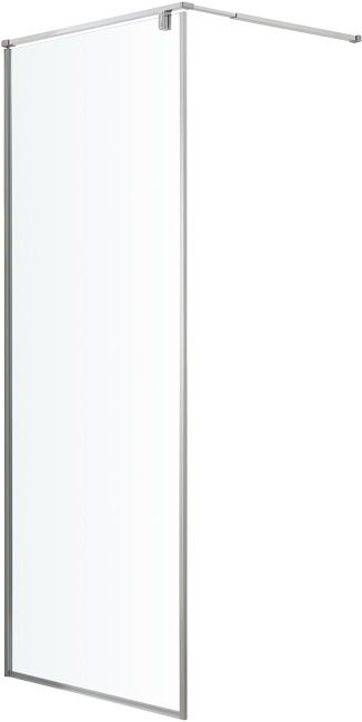 Walk-in Brusekabine 90 cm Sølv Gennemsigtig | 5059340150123