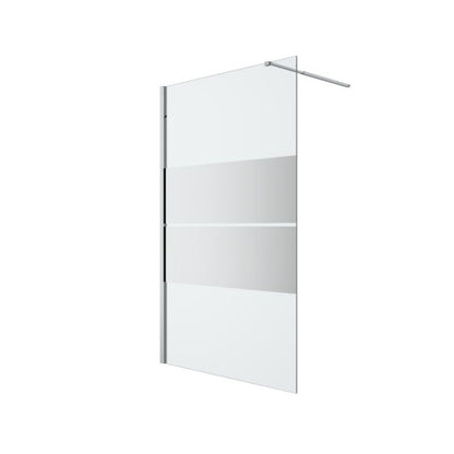 Walk-in Brusevæg Ledava 120 cm Krom Spejlglas