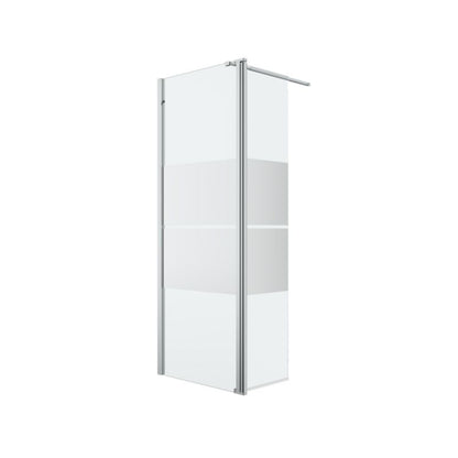 Walk-in Brusevæg Ledava 125 cm Krom Spejlglas