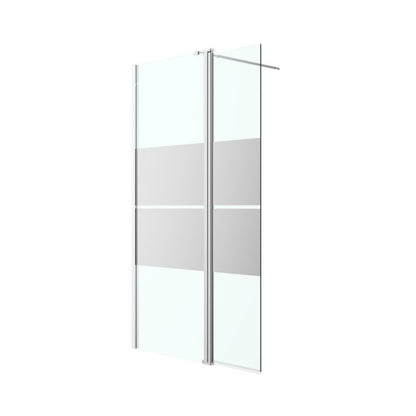 Walk-in Brusevæg Ledava 125 cm Krom Spejlglas