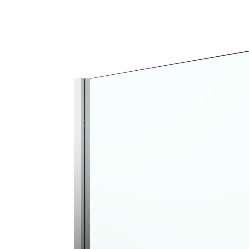 Walk-in Brusevæg Ledava 125 cm Krom Spejlglas