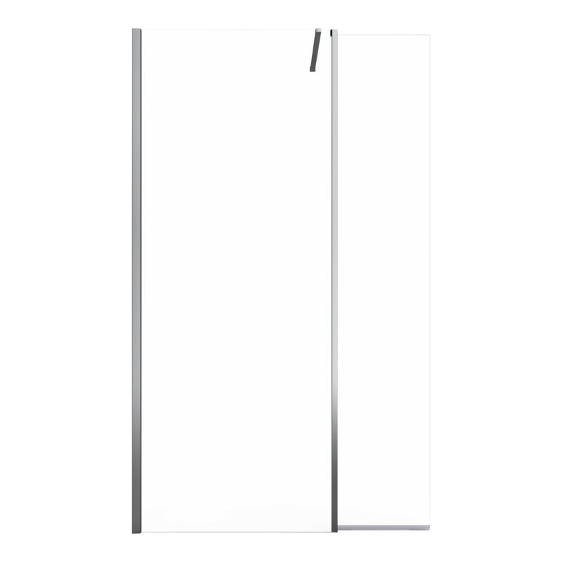 Walk-in Brusevæg Maza 80+40 cm Krom/Transparent