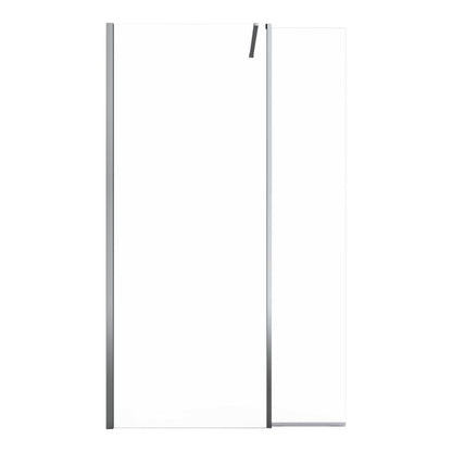 Walk-in Brusevæg Maza 80+40 cm Krom/Transparent