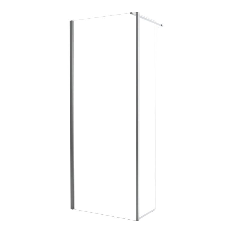 Walk-in Brusevæg Maza 80+40 cm Krom/Transparent