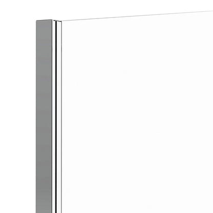 Walk-in Brusevæg Maza 80+40 cm Krom/Transparent