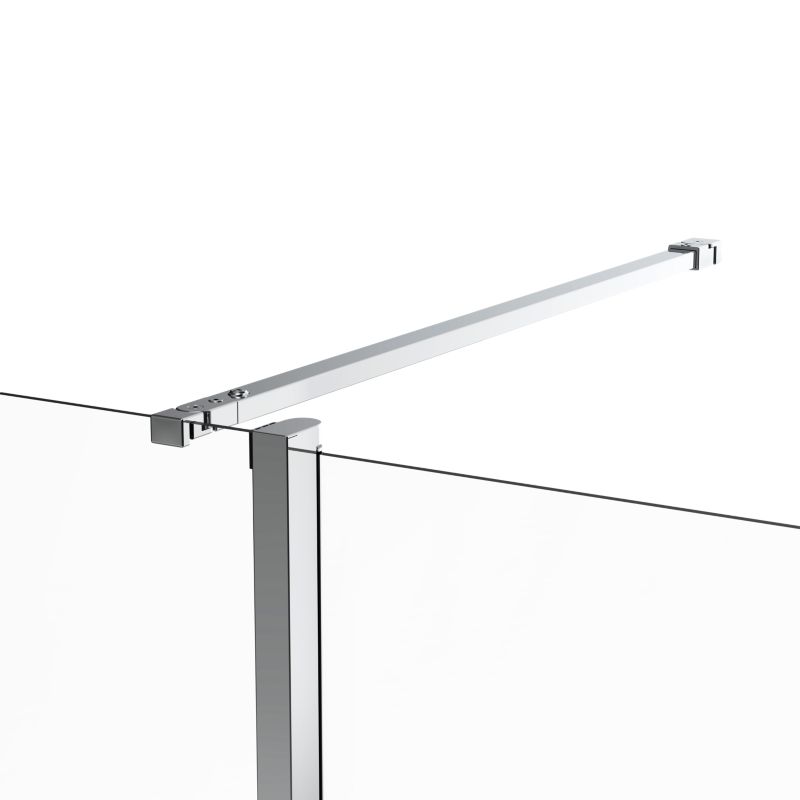 Walk-in Brusevæg Maza 80+40 cm Krom/Transparent