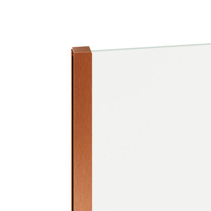 Walk-in Brusevæg 125 x 195 cm Kobberbrun/Transparent | 5063022796394