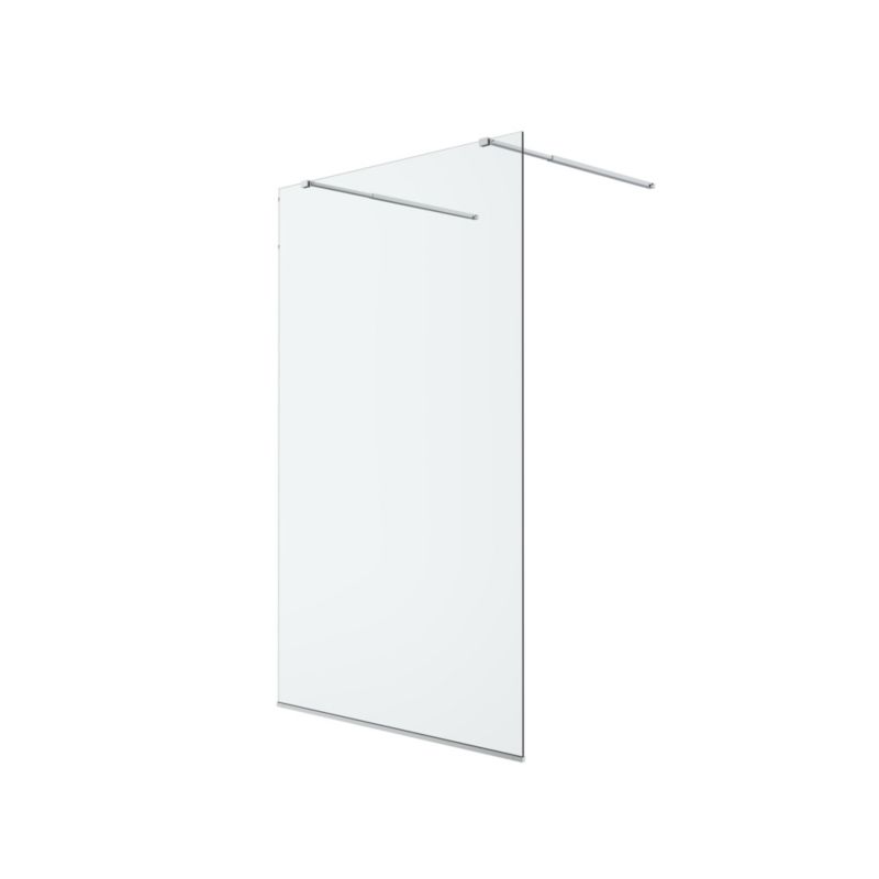 Walk-in Brusevæg Ledava 120 cm Krom/Transparent