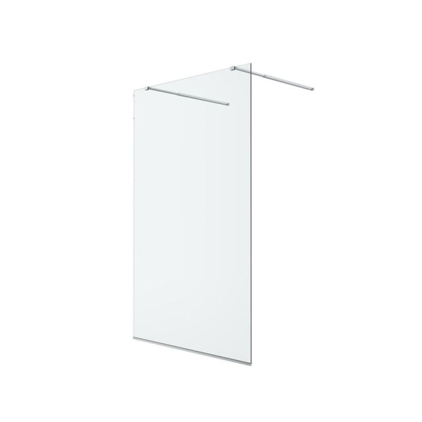Walk-in Brusevæg Ledava 120 cm Krom/Transparent
