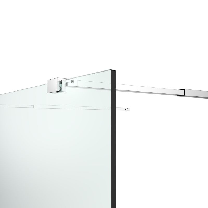 Walk-in Brusevæg Ledava 120 cm Krom/Transparent