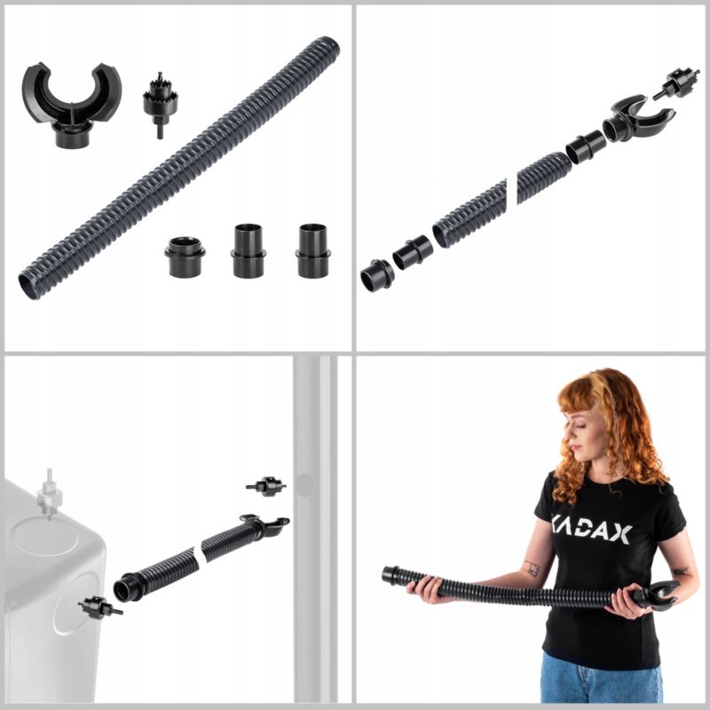 KADAX regnvandsopsamler sæt til tagrende