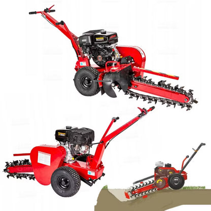Kædegraver Benzin 6,5 HK 45 cm Dybde KP02DR-TR-70