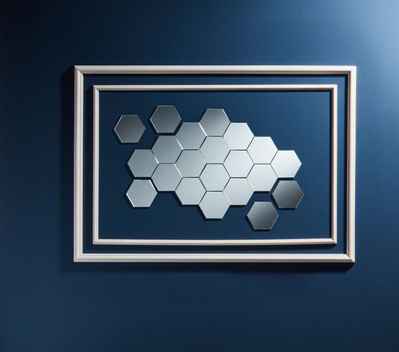 Dubiel Vitrum hexagon spejlfliser 6 stk.