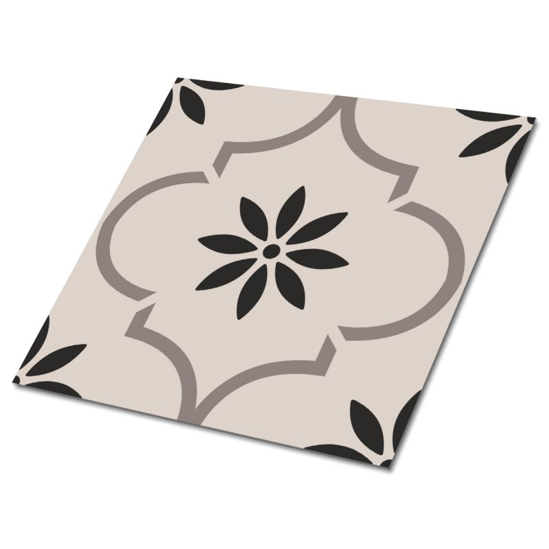 Selvklæbende fliser Tulup arabisk blomsterdesign 30 x 30 cm, 9 stk.