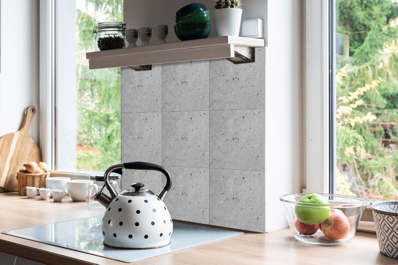 Selvklæbende fliser Tulup arkitektonisk beton 30x30 cm 9 stk.