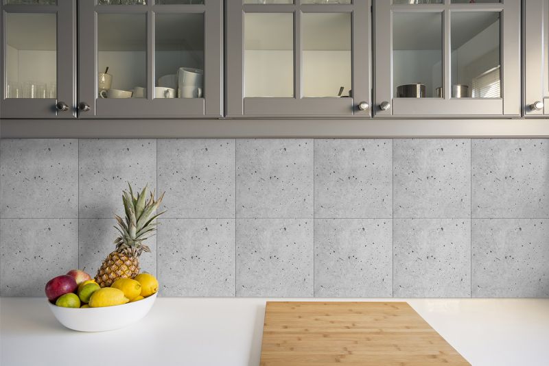 Selvklæbende fliser Tulup arkitektonisk beton 30x30 cm 9 stk.