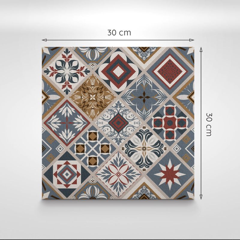 Selvklæbende fliser Tulup beton patchwork 30 x 30 cm 9 stk.