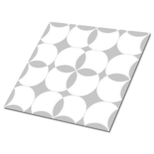 Selvklæbende fliser Tulup geometriske cirkler 30 x 30 cm 9 stk.