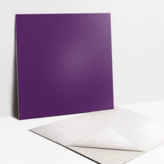 Selvklæbende fliser Tulup i violet farve 30 x 30 cm, 9 stk.